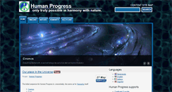 Desktop Screenshot of humanprogress.net